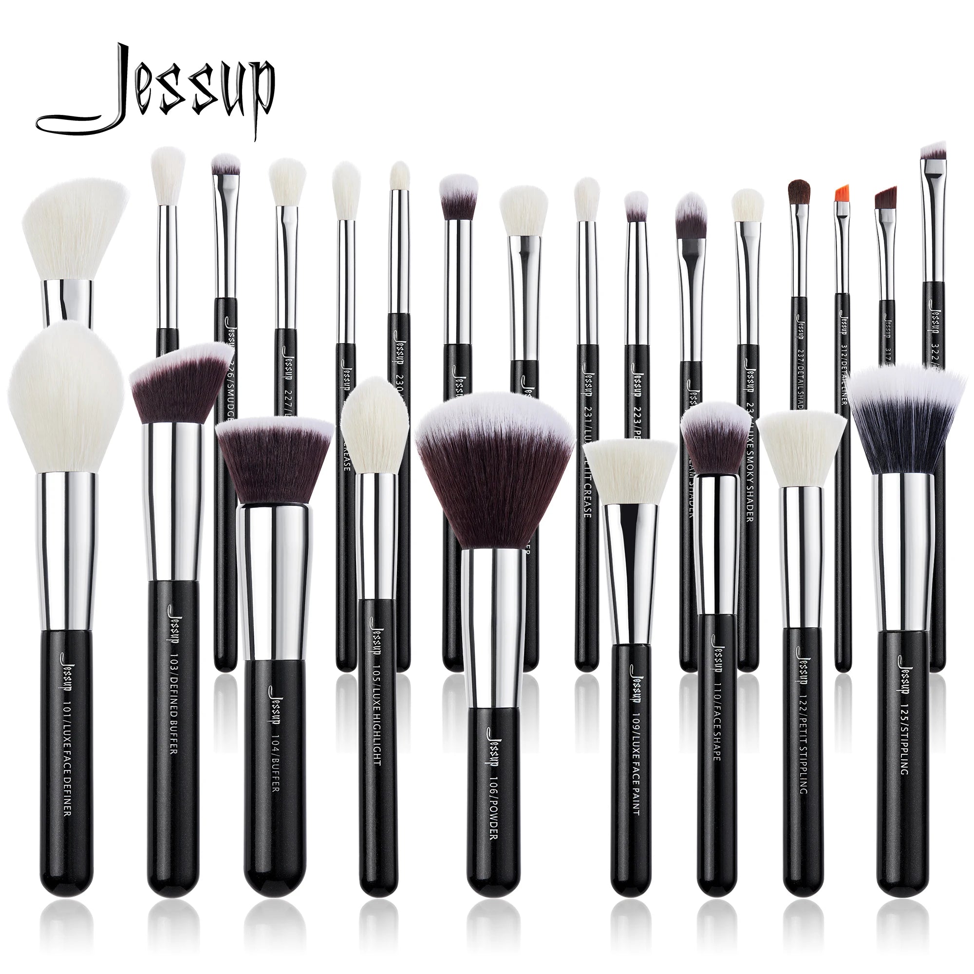 Jessup Makeup brushes 15- 25pcs Make up Brush set Professional Natural Synthetic Foundation Powder Contour Blending Eyeshadow Main image