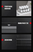 Mini countertop commercial sterilizer, small household countertop high-temperature cup sterilizer sterilizer for dishes flip-top