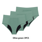 3PCS/Lot Menstrual Panties Woman Very Abundant Flow Menstruation Underwear High Waist Leak Proof Period Panties for Girls Set