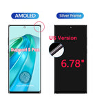 6.8“ Super AMOLED For Samsung Galaxy S23 Ultra S918 LCD Display Touch Screen Digitizer Assembly Support fingerprint and S-Pen