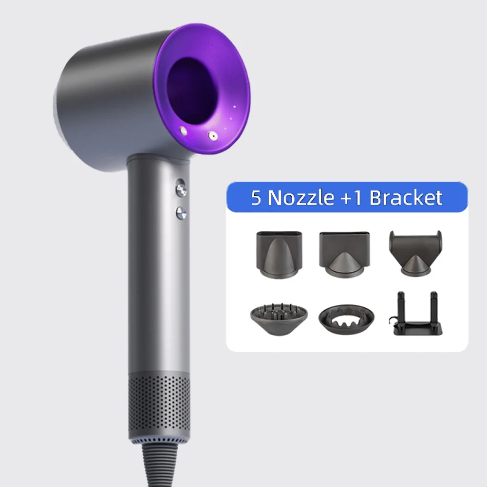 1600W Professional Hair-care Negative Ion Hair dryer 220V Leafless Hairdryer High Speed household Blow Dryer Salon Style Tool
