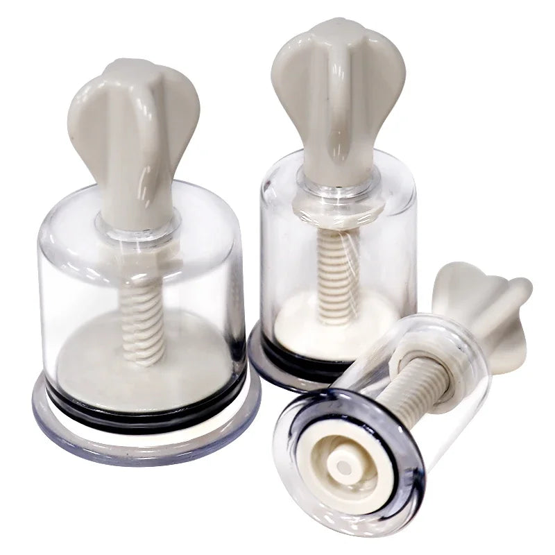 Professional Cupping Medical Chinese Vacuum Body Massager Stimulation Vacuum Cupping Nipple Sucker Inverted Suction Enlarger Cup
