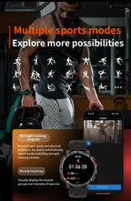 2026 New T-Rex 3 Ultra 1100mAh Smart Watch 5ATM Waterproof Outdoor Sports GPS Track Heart Rate Compass Bluetooth Call Smartwatch