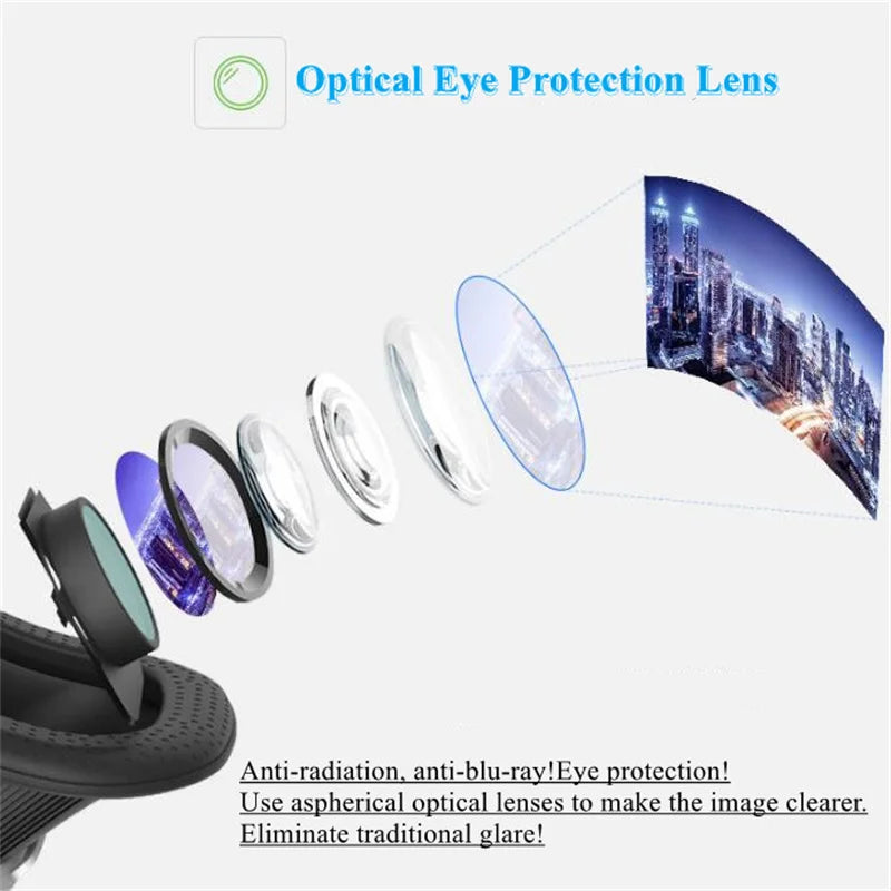 Shinecon VR Glasses 3D Headset Virtual Reality Device Helmet Goggles Lenses Mobile Smartphone Smart Phone Cell Realidade Viar VR