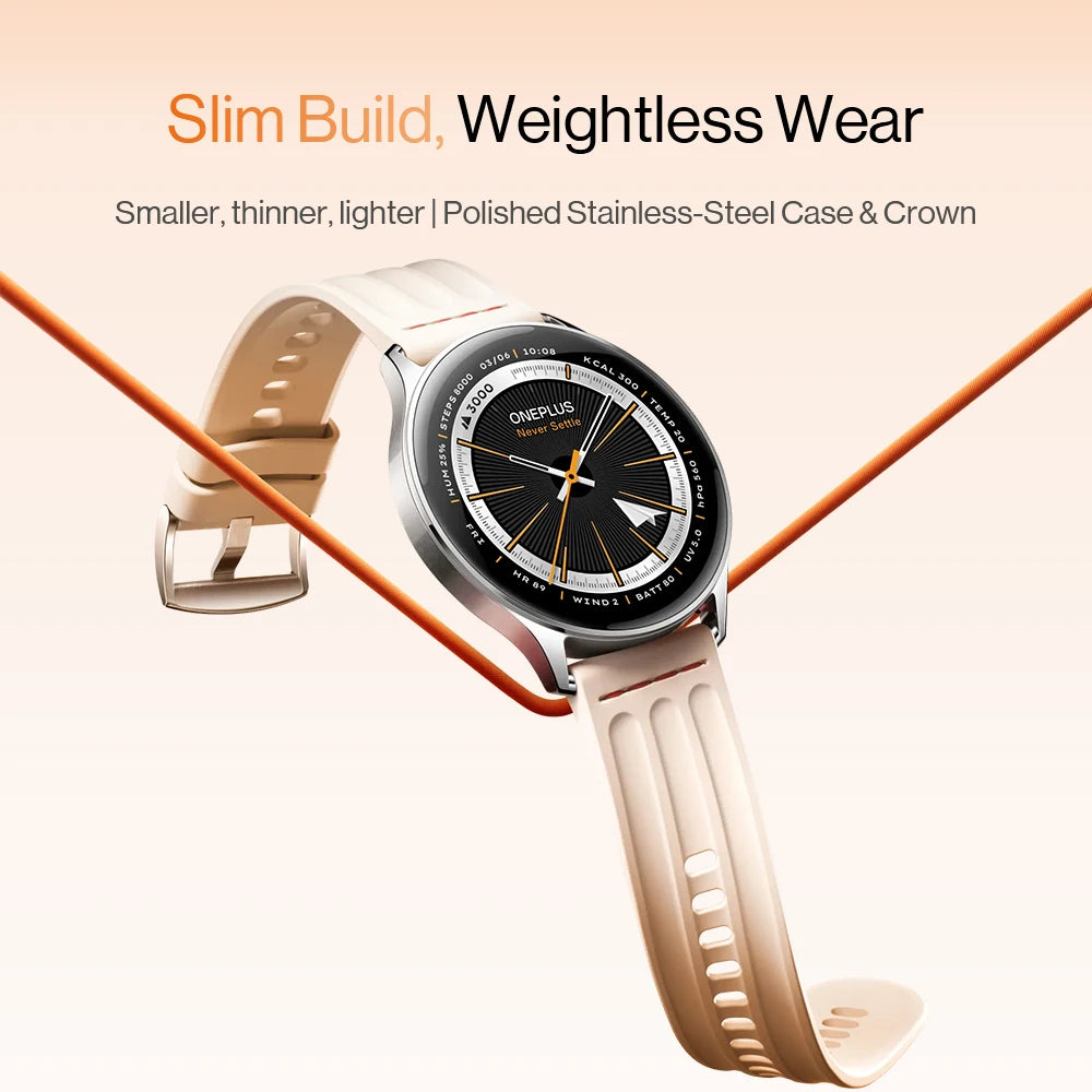 Global Version OnePlus Watch lite SmartWatch,1.46 inches Display,59g,10 Days of Reliable Power,Heart Rate,Blood Oxygen Monitorin