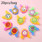 5/10pcs Mini Flying Saucer Handheld UFO Catapult Toy for Kids Birthday Party Favor Treat Guest Gifts School Board Game