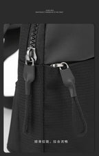 Men Waterproof Sling Chest Pack Fashion Small Black Crossbody Shoulder Zipper Bag Travel Workout Handbag Messanger Bag for Men
