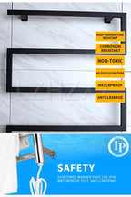 Intelligent timed temperature control electric towel rack clothes drying rack special-shaped bow 304 pendant