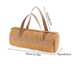 Camping Tools Storage Bag Large Capacity Cylinder Tent Stake Bag Lightweight Tent Peg Ground Nail Holder Bag for Outdoor Camping