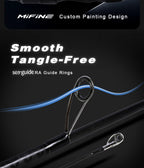 MIFINE JIG SMART SPIN Spinning Rod, Bass Fishing Rods, Lure Weight 4-18g/10-38g Saltwater Freshwater 2.29M