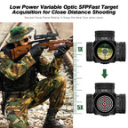 1-5X24 Tactical Optical Scope Red and Green Illuminated Reticle Hunting Scopes Compact Scope Sight