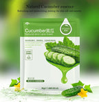 20pcs Natural Plant Facial Mask Moisturizing Oil Control Anti-Aging Fruit Aloe Korean Sheet Face Mask Beauty Skin Care Prodcuts
