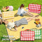 Thick Waterproof Picnic Mat Portable Foldable Ground Blanket for Camping Hiking Beach Grass Outdoor Activities Moisture Proof
