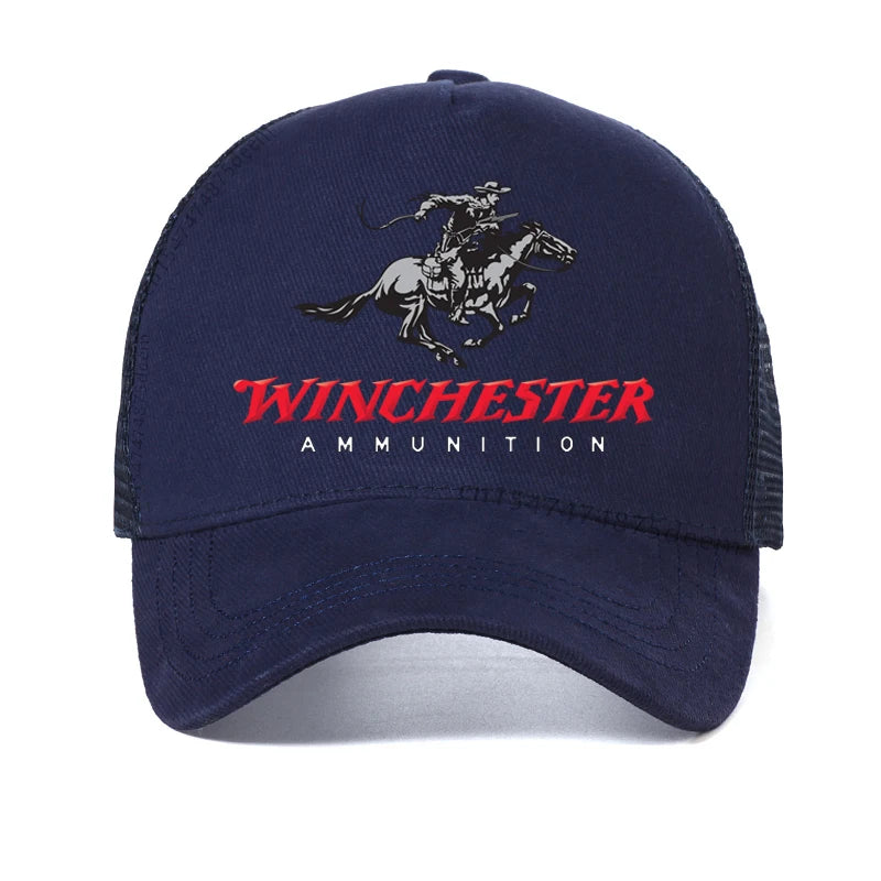 Tactical Winchester Shooting Sports Baseball Cap Fishing Caps Men Outdoor Hunting Jungle Hat Hiking Mesh breathable hats