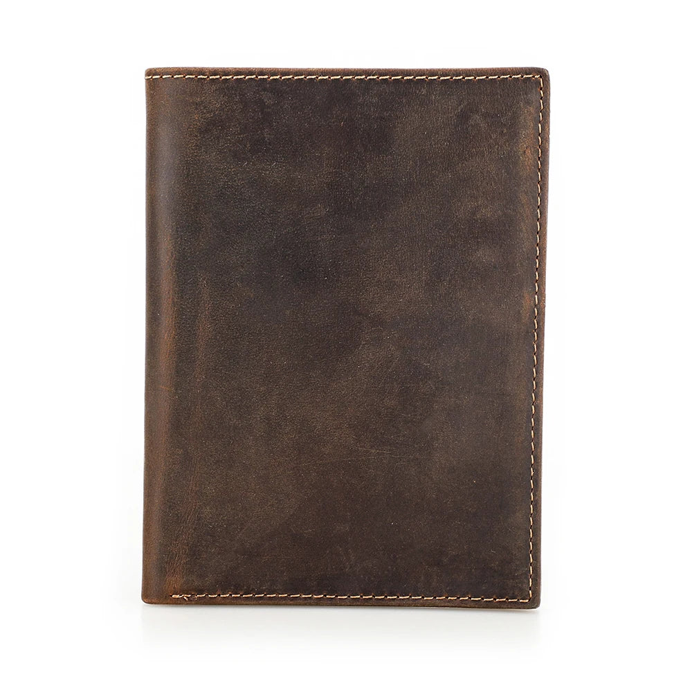 Customized Passport Cover Wallet Genuine Leather Protective Cover With Airtag Case Travel Card Holder Rfid Men Women