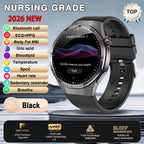 2026 New Nursing Grade ECG+PPG Smart Watch Health Analysis Blood pressure Lipids Uric acid Wireless HD Call Smartwatch Men Women