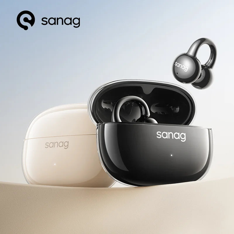 Sanag Z60S Ear Clip on OWS Earphones HiFi Sound Open Ear Earbud Audífonos Bluetooth Wireless Headphones Flash-sale Headsed Main image