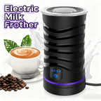 Milk Frother Electric 4 in 1 - Automatic Milk Frothers 600ml Large Capacity Milk Steamer Silent Operation Milk Heater and Warmer