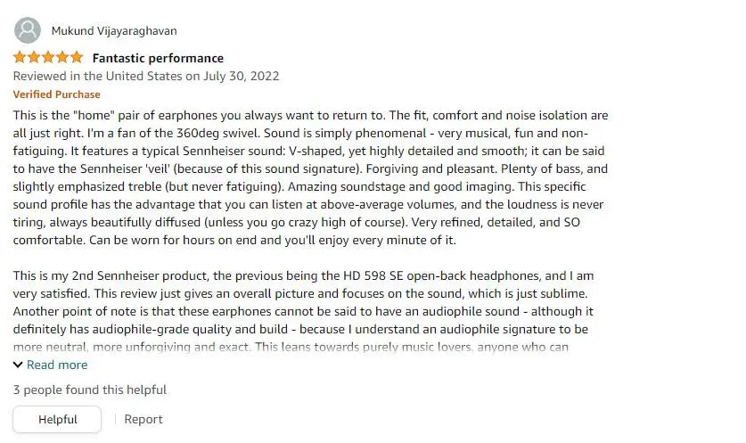 Sennheiser IE 300 Hi-Fi Audiophile In-Ear Earphones, Wired Earbuds with Detachable Cable, Noise Isolating for Studio Monitor