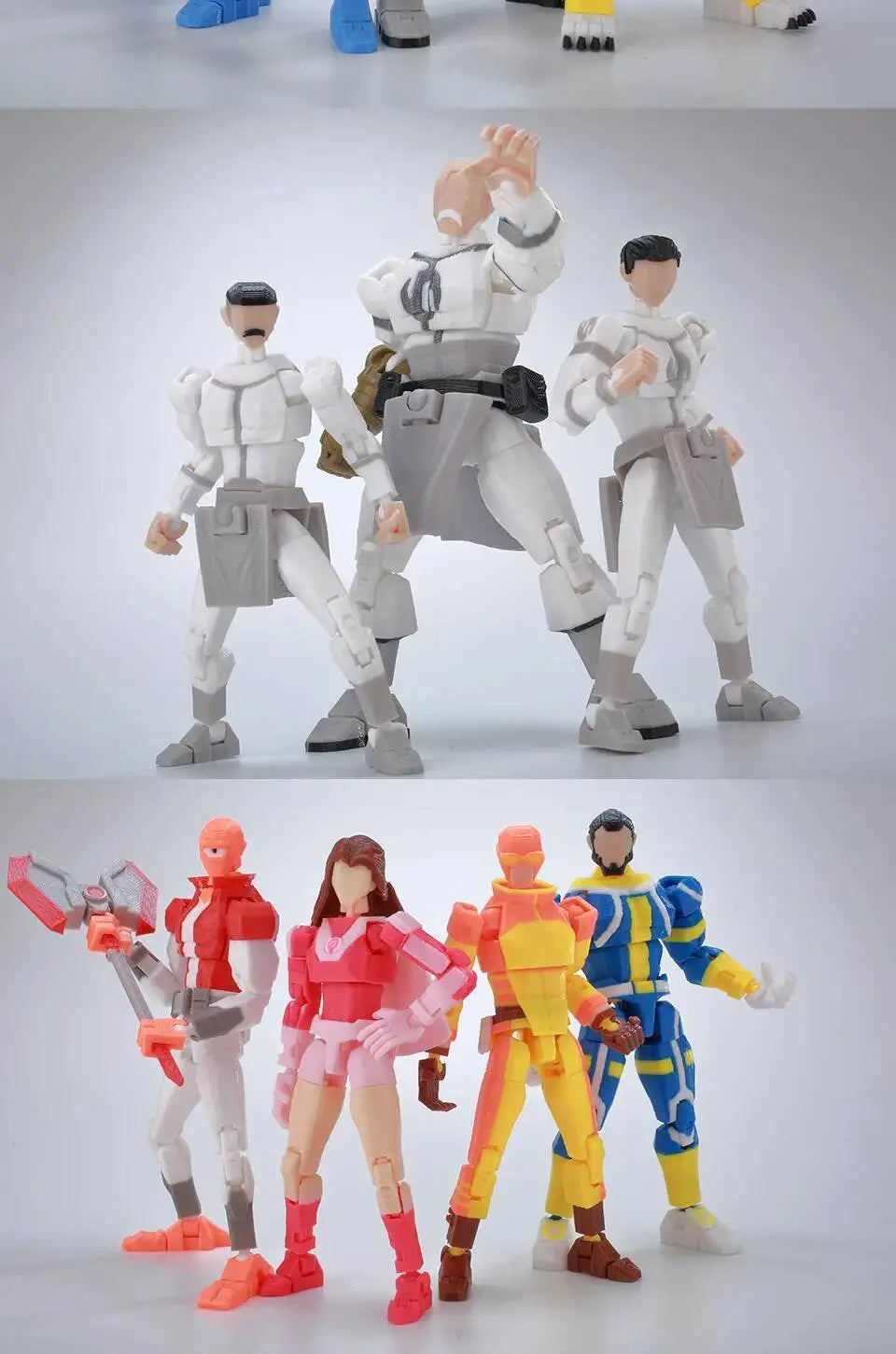 9L3D Lucky 13 Invincible Boy Conquer Omni Action Figure 3D Printed Anime Model Multi-Jointed Poseable Collectible Toy Gift Fan