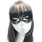 New Women Hollow Lace Face Mask Masquerade Sexy Cosplay Prom Party Props Costume Mask Nightclub Halloween Black Eye Mask