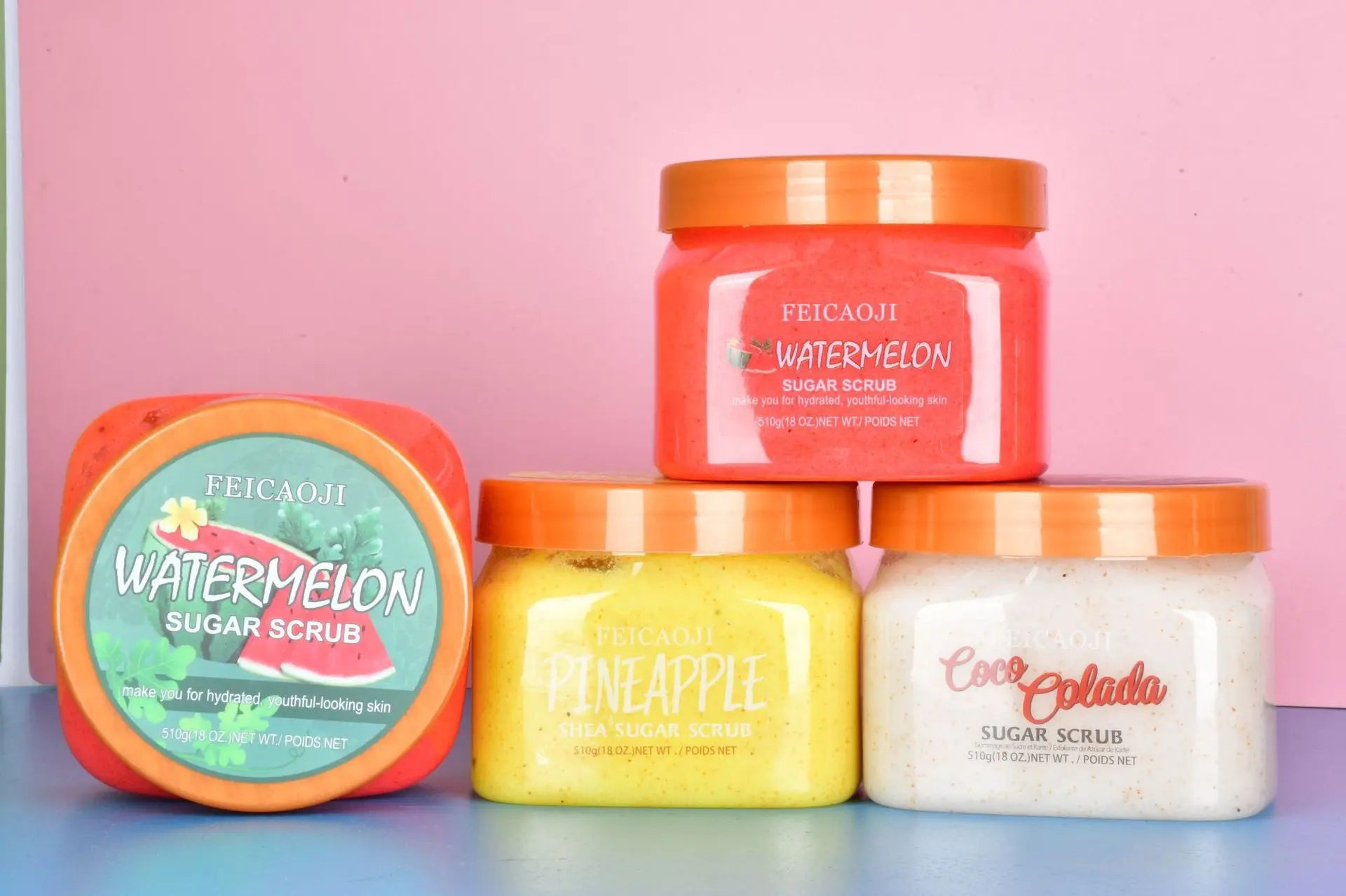 Sugar scrub skin care arbutin sugar salt exfoliating bath salt body scrub Main image
