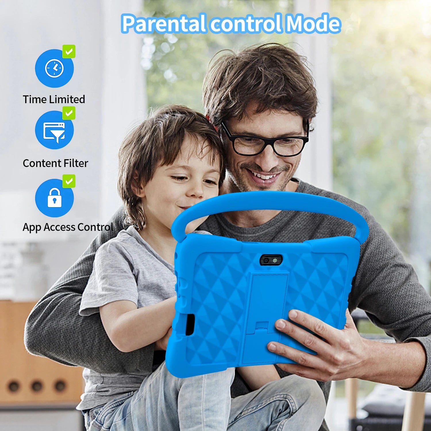 New 5G WiFi 7 Inch Kids Tablets Android 13 Quad Core 4GB RAM 64GB ROM 4000mAh Bluetooth Children's Gift Kids Software Tablet Pc