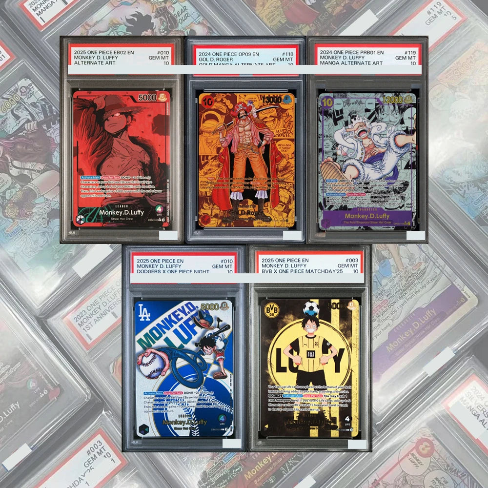 DIY PROXY OPCG COLLECTION CARD 2025 EB02 EXTRA BOOSTER ANIME 25TH COLLECTION #010 MONKEY D.LUFFY ALTERNATE ART GEM MT10 CARD Main image