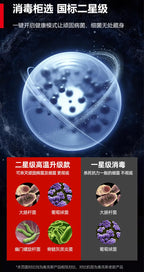 Household Small Vertical Desktop Mini Double Door High Temperature Disinfection Cabinet Kitchen Commercial Sterilizer Cupboard