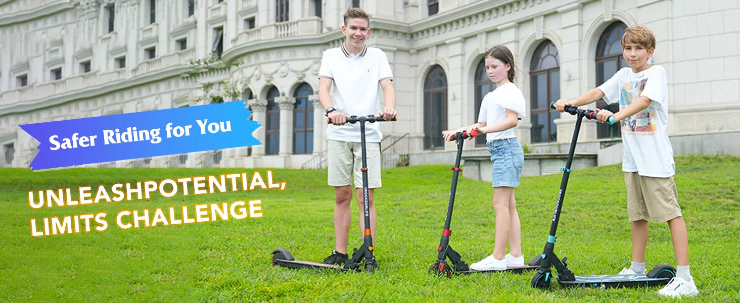 RCB R15 electric Scoot for children 8-16 years old, for children, for 8 kg, foldable, Double brake system, Max 16KM range