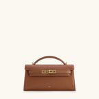 Luxury Leather and Woven Handbag with Vintage Metal Buckle, Elegant Short Handle, Stylish Women’s Tote for Evening & Daily Use