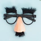 Novelty Glasses Funny Big Nose Glasses with Eyebrows / Mustache Halloween Birthday Parties Funny Photo Props