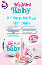 Zuru 5 Surprise My Mini Baby Miniature Baby Dolls Collectible Mystery Blind Egg 12 Styles To Collect In Stock Toy Gift For Kids