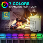 Mobile Home Cooler Fan Mini Multi-use USB Air Cooler Mist Humidifier High Speed Wind