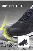 HIKEUP Outdoor Men's Sneakers Women Breathable Trail Running Shoes Hiking Shoes Trail Male Comfort Trekking Running Sneakers