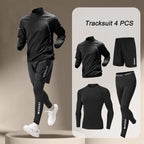 2026 Spring Men's Quick Dry Jacket Suit 1-4 piece Outdoor Fitness Running Sets Sports Jogging Pants Workout Clothes Sportswear