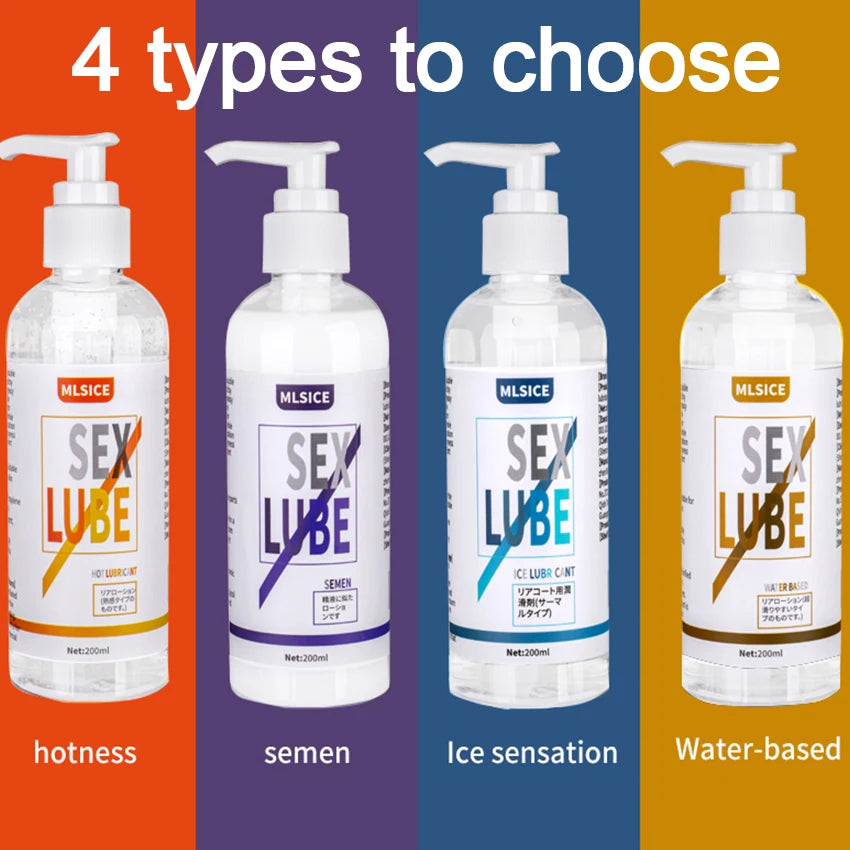 200ml Lubricant For Sex Semen Lube Vagina Man Anal Gay Personal Lubrication Intimate Sexual Water Based Gel Adult Products Shop Secondary image