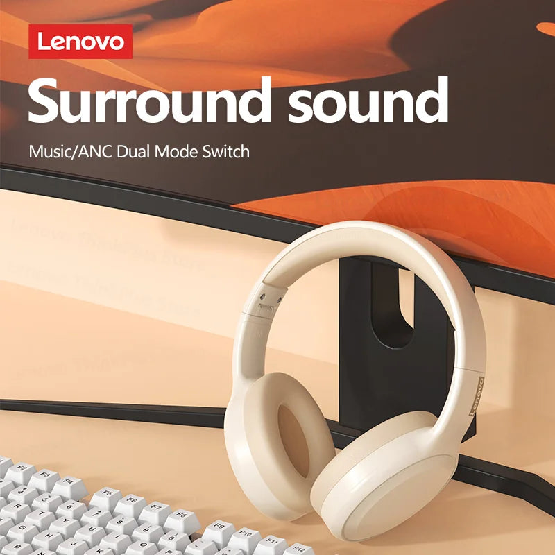Choice Lenovo th30 wireless headphones Bluetooth earphone 5.0 foldable headset sport headphone game Fone Bluetooth earbuds