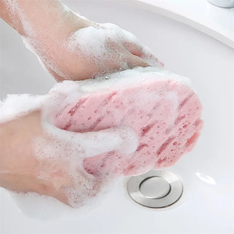 1-5PCS Soft Shower Sponge Ball Gentle Exfoliator Massage Cleansing Brush For Daily Body Skin Care And Bathing Use