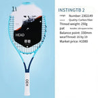 HEAD 2026 New Carbon Tennis Racket for Men Women Tenis Raquete Blue