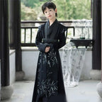 Handsome Boys' Improved Hanfu Oriental Chinese Style High-end Tang Suit Kids Performance Swordsman Traditional Ancient Costume