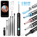 Wireless Ear Wax Removal with Camera Rechargeable Ear Cleaner 1080P Check Camera with Ear Spoon Set Canal Clean