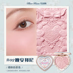 Flower Knows The Sweetie Bear Collection Satin embossed blush Lasting Matte Puffing Natural Brightening Facial Cosmetics 5g