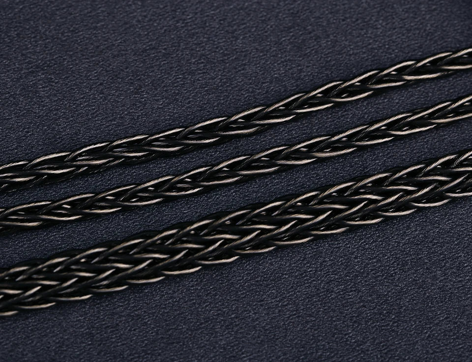 OPENHEART 16 Core Headphone Cable 1 to 2 jack dual 3.5/2.5/4.4mm/XLR Balance Cable For HIFIMAN DENON Replacement Cable 2m 3m