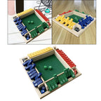 Four-Sided Flip Card Games Intellectual Educational Game Box Dice Toys Parent-Child Games Shut Wooden Number Game Board Games
