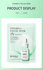 20pcs BIOAQUA Centella Collagen Face Mask VC Moisturizing Refreshing Sheet Masks Hyaluronic Acid  Facial Mask Skin Care Products