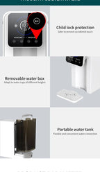 Desktop RO Hydrogen-rich Water Purifier Household Instant Hot Water Purifier Filter Direct Drinking Water Dispenser Commercial