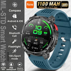 2026 New T-Rex 3 Ultra 1100mAh Smart Watch 5ATM Waterproof Outdoor Sports GPS Track Heart Rate Compass Bluetooth Call Smartwatch