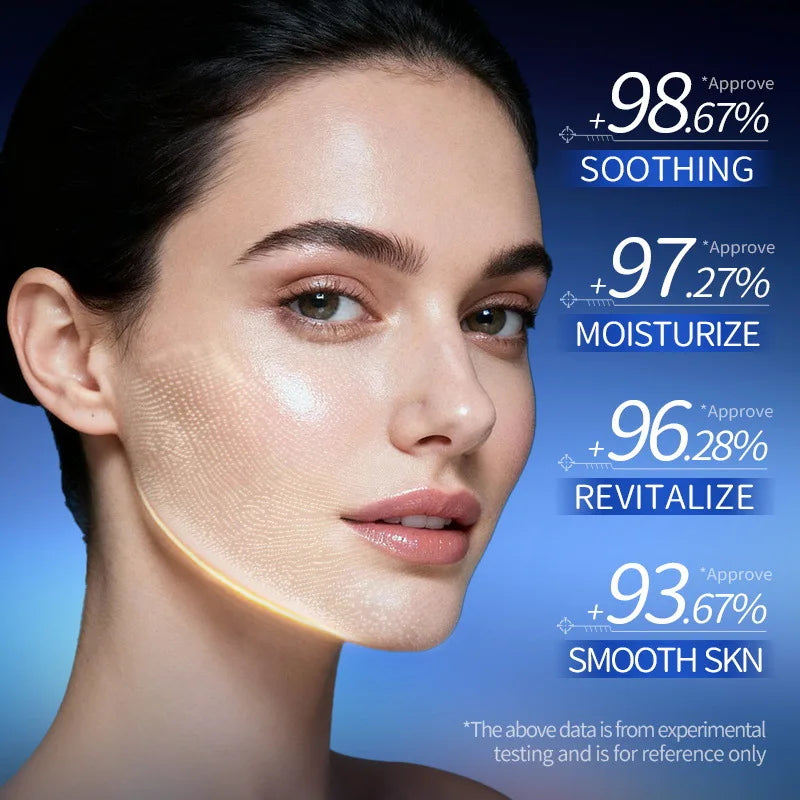 10pcs Vitamin B5 Sheet Mask 25ml - Hydrating & Soothing, Deep Moisture Care for Radiant Skin, Quick Absorption Secondary image