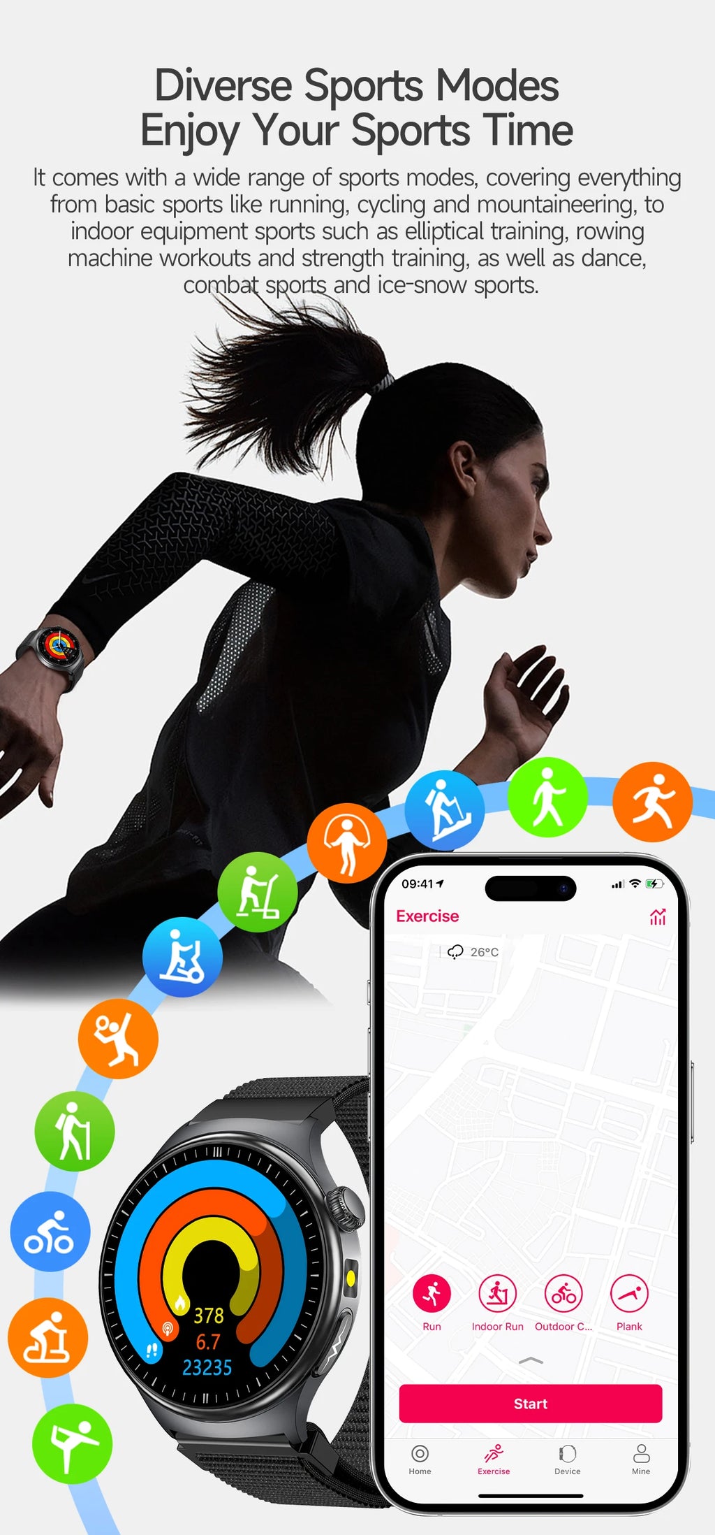 2026 New Accurate Body Health analysis Smart Watch Men ECG Blood lipids Uric acid Blood Pressure Body Fat Voice Call Smartwatch